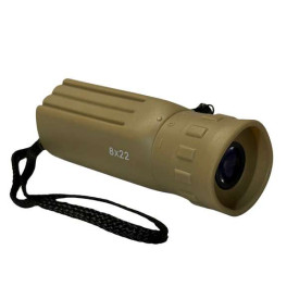 美國 BRUNTON Lite Tech 單筒望遠鏡 8X22倍率 沙漠棕色